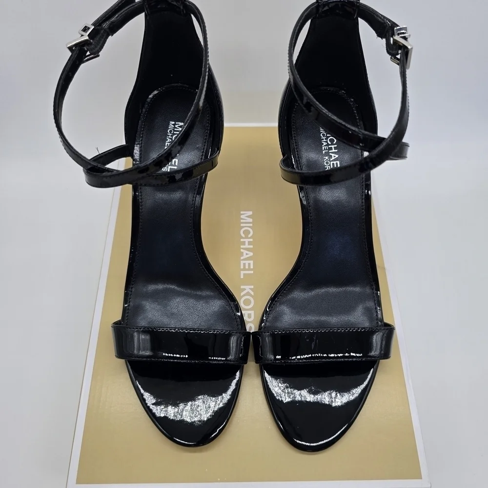 Michael Kors Black Strappy Heels